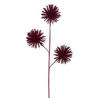 Vickerman 23" Burgundy Spike Spray (2 Pack)