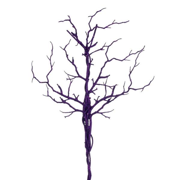 24" Artificial Purple Twig Branch (3 Pack)