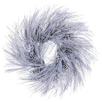 Vickerman 36" Flocked  Long-Needle Wreath Unlit