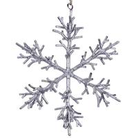 Vickerman 9" Silver Twig Snowflake Ornament (3 Pack)