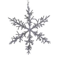 Vickerman 12" Silver Twig Snowflake Ornament (3 Pack)