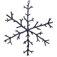 Vickerman 12" Brown Twig Snowflake Ornament (3 Pack)