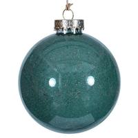Vickerman 4" Denim Blue Ball Ornament (3 Pack)