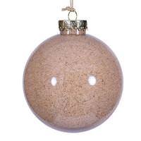 Vickerman 4" Mauve Ball Ornament (3 Pack)