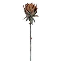 Vickerman 37" Artificial Orange Dried Protea Stem (2 Pack)