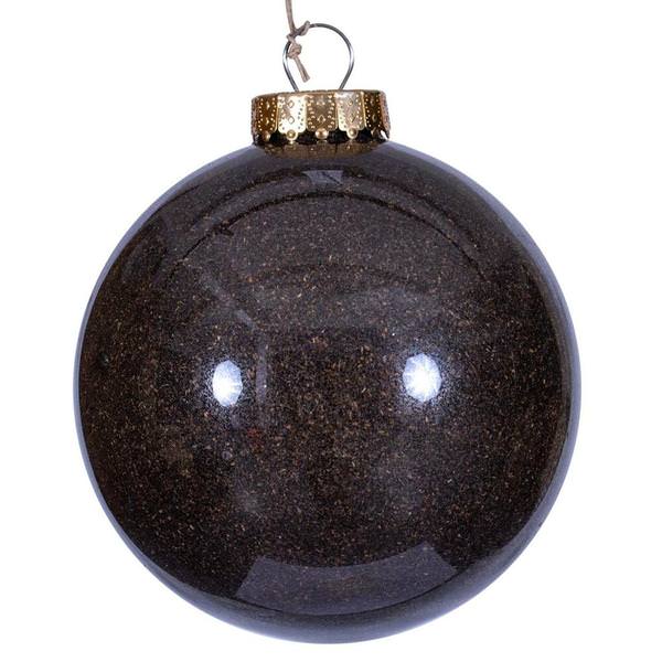6" Chocolate Ball Ornament (2 Pack)