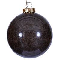 View 6" Chocolate Ball Ornament (2 Pack)