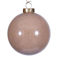 Vickerman 6" Beige Ball Ornament (2 Pack)