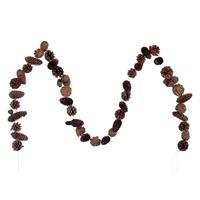 Vickerman 6' Green Mix Natural Pinecone Garland