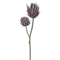 View 26.5" Artificial Light Purple Protea Stem (2 Pack)