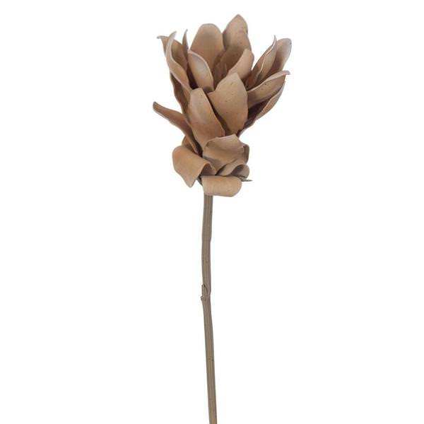 25" Artificial Light Orange Protea Stem (2 Pack)