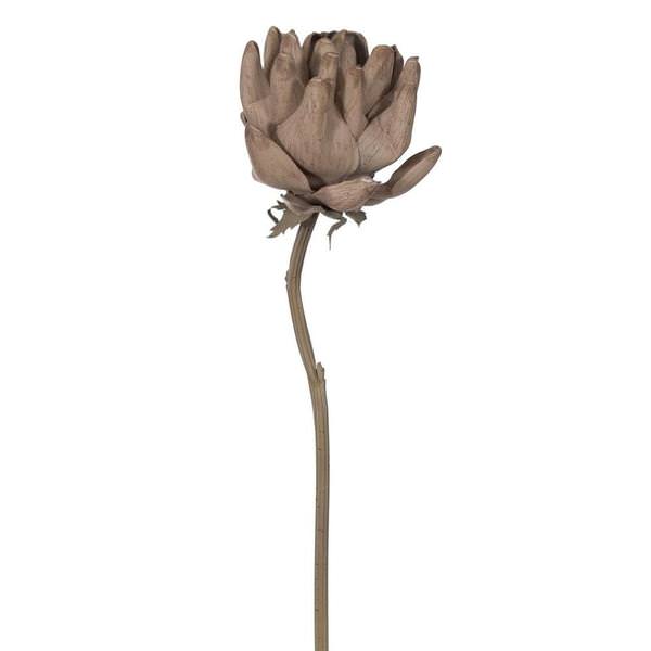 21.5" Artificial Light Brown Protea Stem (2 Pack)