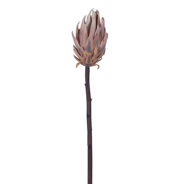 22" Artificial Red / Purple Protea Stem (2 Pack)