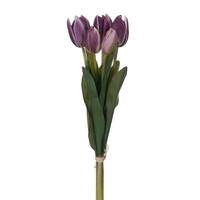 Vickerman 16" Artificial Mauve / Cream Tulip Bundle (2 Pack)