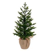 Vickerman 36" x 21" Cobby Spruce Tree Burlap 488 Tips Burlap Base