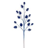 Vickerman 24" Blue Pinecone Glitter (6 Pack)