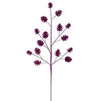 Vickerman 24" Hot Pink Pinecone Glitter (6 Pack)