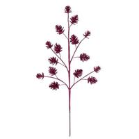Vickerman 24" Fuchsia Pinecone Glitter (6 Pack)