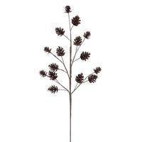 Vickerman 24" Mocha Pinecone Glitter (6 Pack)