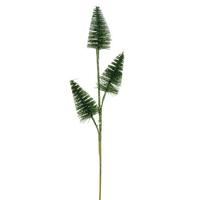 Vickerman 20" Green Glitter Cone Tree (6 Pack)