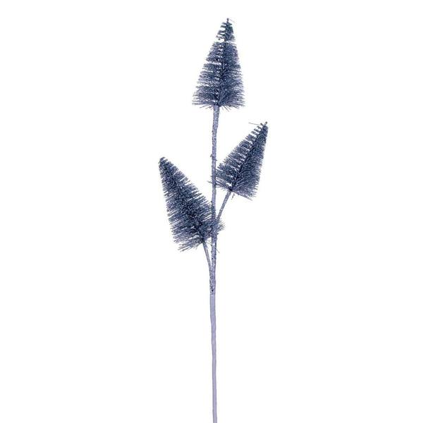 20" Silver Glitter Cone Tree (6 Pack)