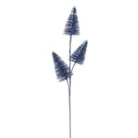 Vickerman 20" Silver Glitter Cone Tree (6 Pack)