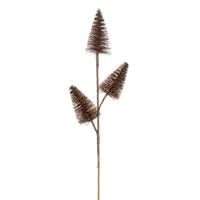 Vickerman 20" Gold Glitter Cone Tree (6 Pack)