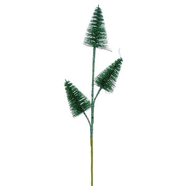 20" Juniper Glitter Cone Tree (6 Pack)