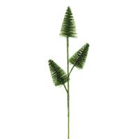 Vickerman 20" Lime Glitter Cone Tree (6 Pack)
