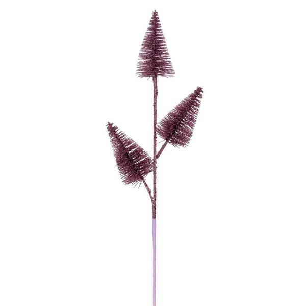 20" Pink Glitter Cone Tree (6 Pack)