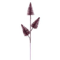 Vickerman 20" Pink Glitter Cone Tree (6 Pack)