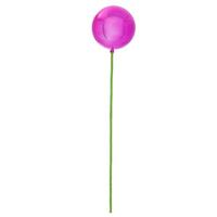 Vickerman 4" x 18" Hot Pink Pearl Ball UV Coated Stick (6 Pack)