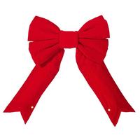 Vickerman 15" x 18.5" Red Velvet Outdoor Christmas Bow