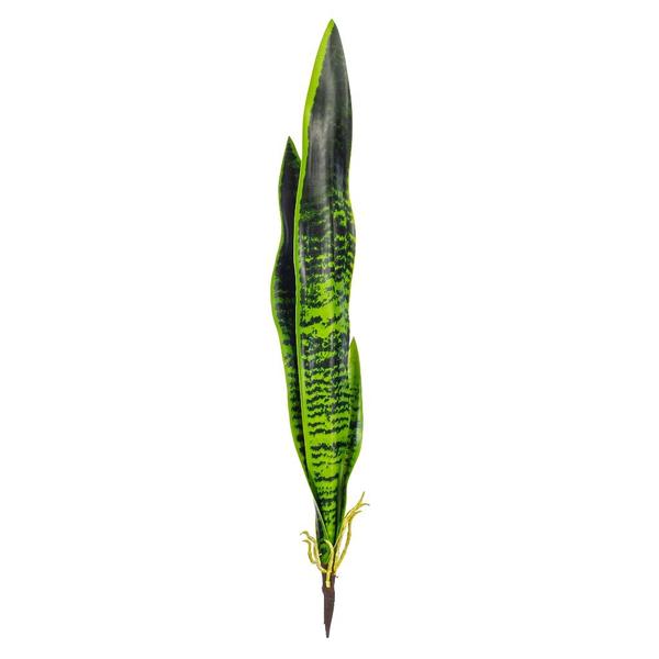 25" Artificial Green Sanseveria Pick (4 pack)