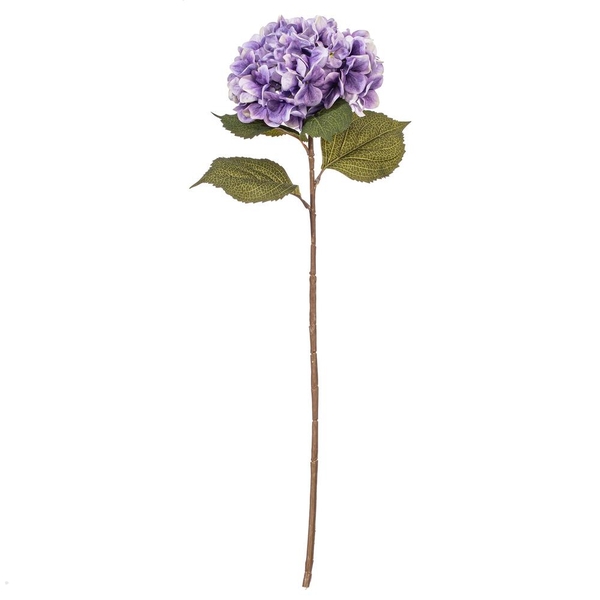 32.5" x 9" Purple Hydrangea Stem (3 Pack)