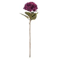 Vickerman 42" x 10" Burgundy Artificial Hydrangea Stem