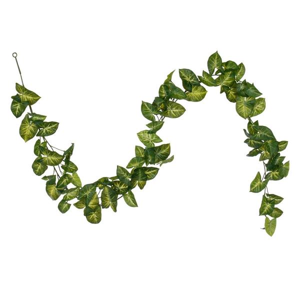 72" Green Syngonium Artificial Garland