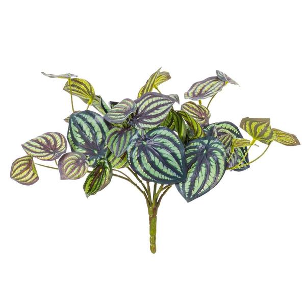 11" Artificial Green Peperomia Piccolo Bush (2 Pack)