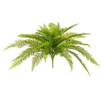 Vickerman 31" Artificial Green Leather Fern Bush