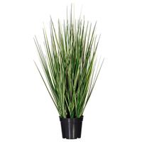 Vickerman 24" Green Evergold Grass UV Resistant Potted Artificial Decorative Grass