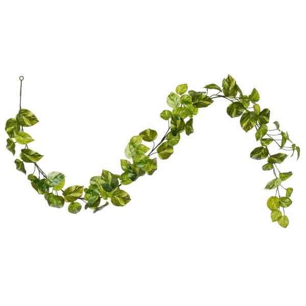 72" Green Manjula Pothos Artificial Garland