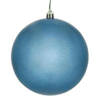 Vickerman 8" Denim Blue Candy Ball Christmas Tree Ornament