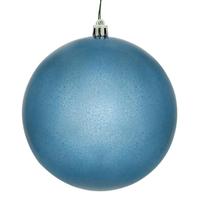 Vickerman 10" Denim Blue Candy Ball Christmas Tree Ornament