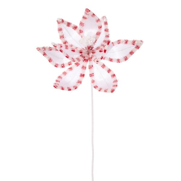 22" White/Red Peppermint Bush (3 Pack)