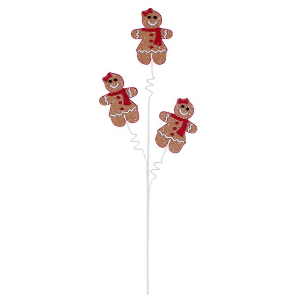 30" Gingerbread Lady Spray (3 Pack)