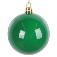 Vickerman 3" Green High-Gloss Ball Ornament (12 pack)