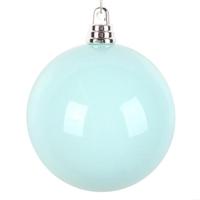 Vickerman 3" Aqua High-Gloss Ball Ornament (12 pack)