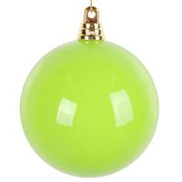Vickerman 3" Lime High-Gloss Ball Ornament (12 pack)