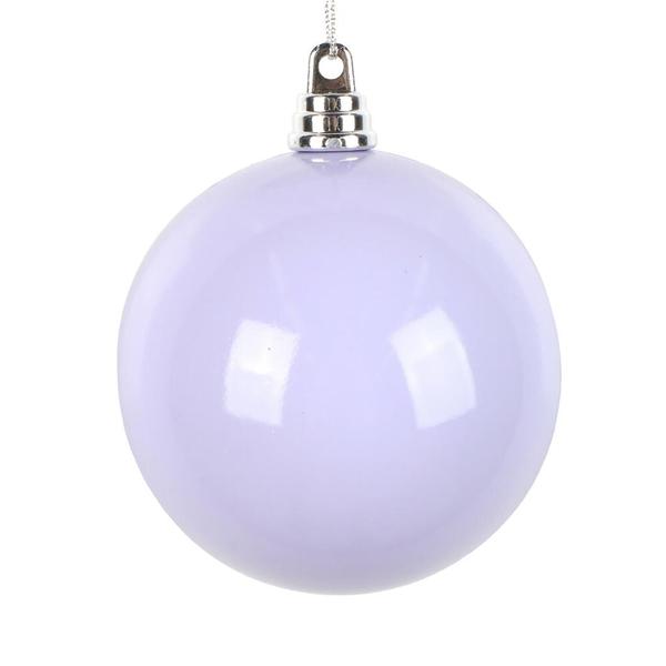 3" Lavender High-Gloss Ball Ornament (12 pack)