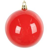 Vickerman 4" Red High-Gloss Ball Ornament (6 pack)